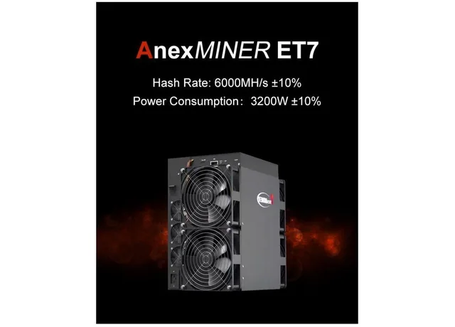 AnexMiner Dark Star ET7 6,600MH/s 3200W (ETC)