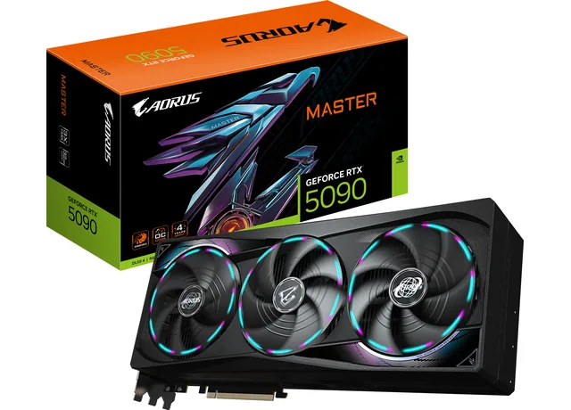 GIGABYTE AORUS GeForce RTX 5090 MASTER Graphics Card, 32GB