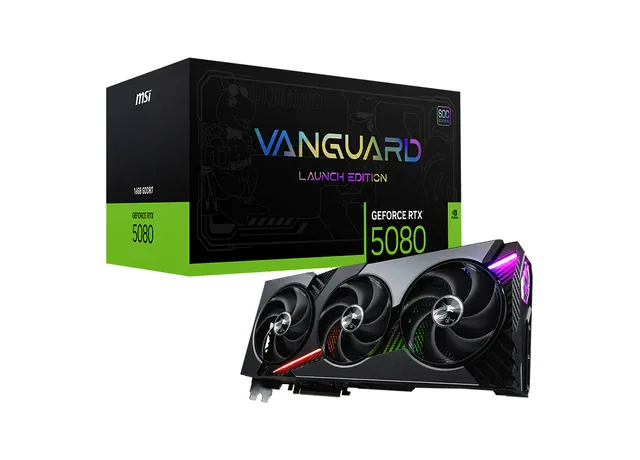 MSI GeForce RTX 5080 16G Vanguard SOC Launch Edition