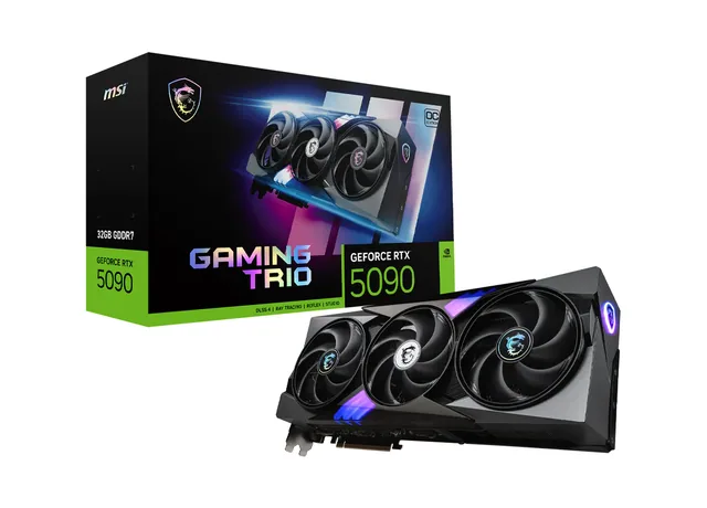 MSI GeForce RTX 5090 Gaming Trio OC Graphics Card, 32GB
